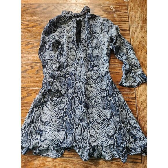 Reformation Stevie Serpent Mini Dress Size 6 - Picture 4 of 4